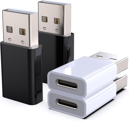 USB to USB C Adapter,USB-C Female to USB-A Male Adapter Compatible with Apple MagSafe Watch 10/9/8/7/SE/Ultra,Car,iPhone Air 17 16 15 14 13 12 Mini Pro Max,iPad,Galaxy,Pixel,CarPlay