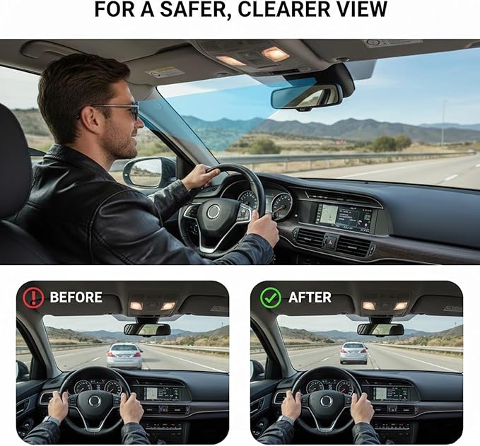 Seat Cushion for Car Truck Driver, Memory Foam Seat Cushion with Adjustable Strap,Ergonomic Lumbar/Back Support & Sciatica Relief for Long Drives, Orthopedic Cushion for Office Chair, Car, Semi Truck