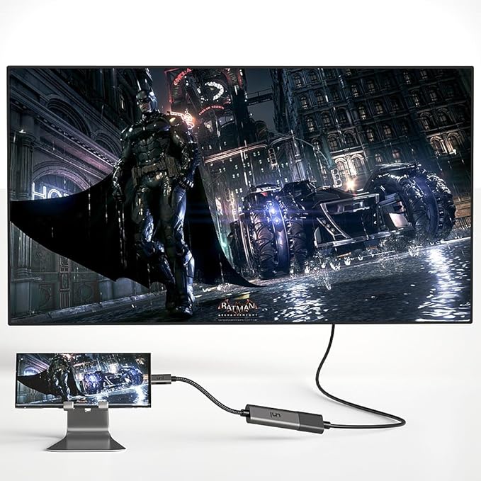 uni USB-C to HDMI Adapter 4K@60Hz, Thunderbolt 3/4 to HDMI Adapter, Type C HDMI Converter, Compatible with MacBook Pro/Air 2022, iPad Pro/Air, Surface Laptop, Dell XPS, Chromebook, Galaxy & More
