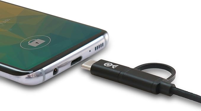 Cable Matters 2-Pack 2-in-1 USB-C Cable (USB Type-C Cable) with Tethered USBCto Micro USBAdapter 3.3 Feet for Samsung Galaxy S9, S8, Note 8 and More