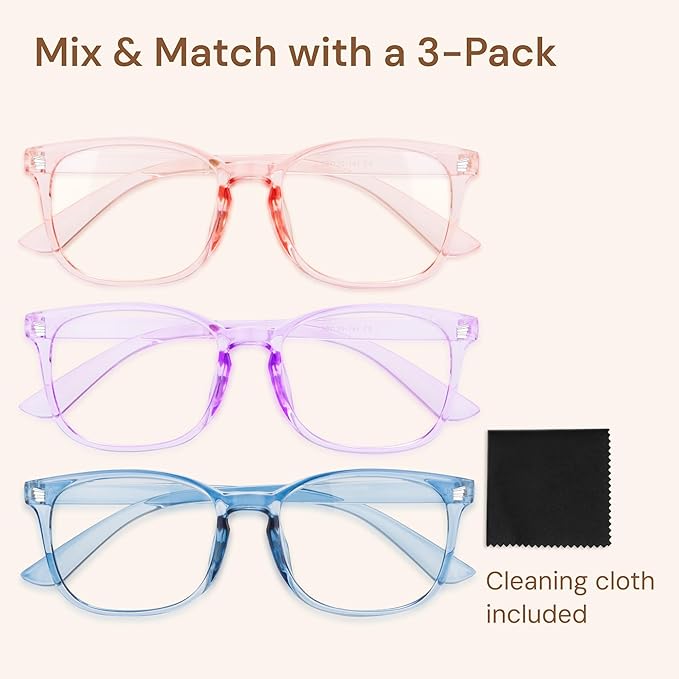 Gaoye Stylish Eyewear Frame Accessories - Blue Light Glasses for Woman - Computer Glasses for Blue Light Blocking