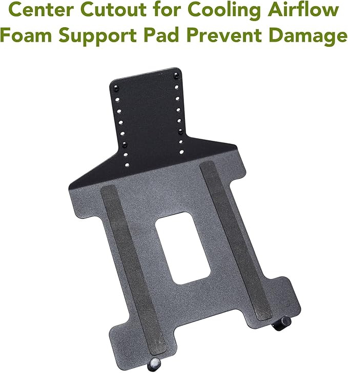 Perfect POSTURE Sit2Stand Standing Desk Converter Monitor Mount and Laptop Holder – 18” Height Adjustable Sit-Stand Workstation – Black