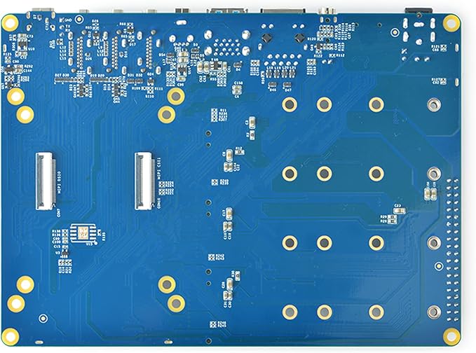 WayPonEV CM3588 NAS Network Storage CPU Module, 4/8/16/32GB RAM, up to 256GB eMMC, 8-core Rockchip RK3588 Chip – 6.0TOPS NPU for Cloud Server, Laptop Alternatives and AI Deep Learning (Carrier Board)