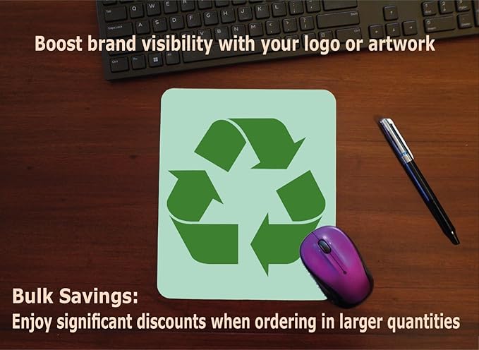 Personalized Mouse Pad - Add Pictures, Text, Logo or Art Design and Make Your Own Customized Mousepad. Each Custom Mouse Mat Comes in a Colorful Gift Bag. Personalized Your Gaming Mousepad (Vertical)