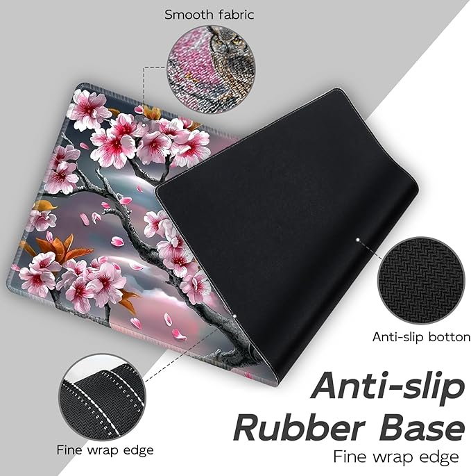 Gaming Mouse Pad Set, Map Lines Vector Large Desk Mat Mousepad, Keyboard Wrist Support, Mouse Wrist Rest, Coaster 4in1 Ergonomic Memory Foam, Non-Slip Stitched Edge for Home Office