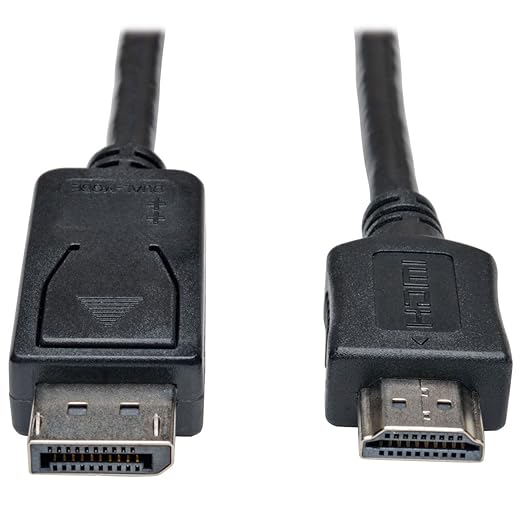 Tripp Lite DisplayPort to HDMI Cable Adapter, DP to HDMI (M/M), DP to HDMI, 1080p, 15 ft. (P582-015)