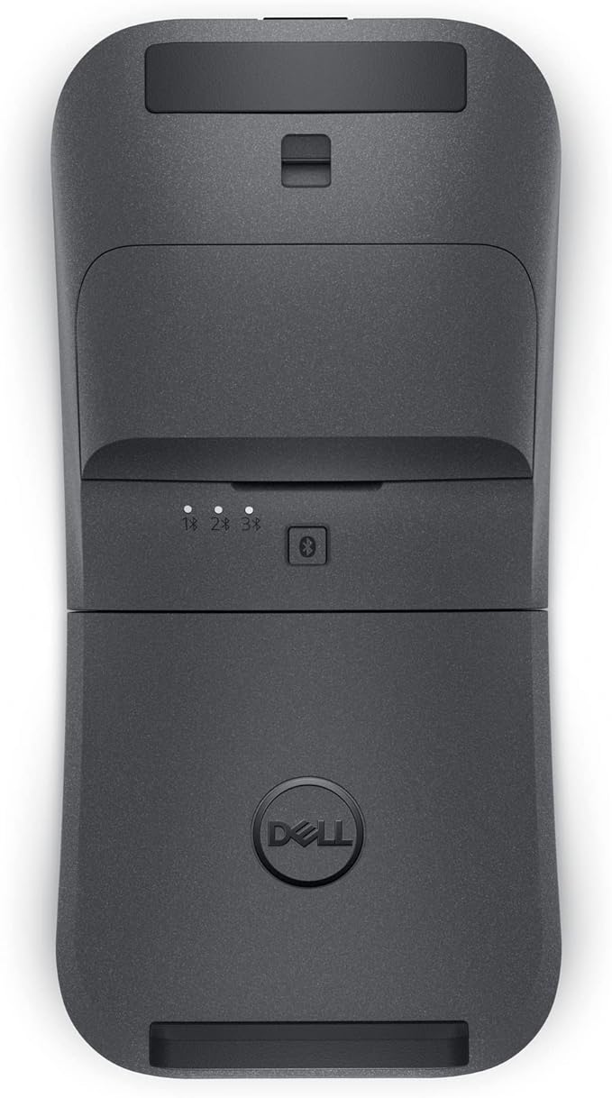 Dell MS700 Bluetooth Travel Mouse – Bluetooth 5.0, Microsoft Swift Pair/Dell Pair (Windows 10 & 11 only), Optical LED Sensor, Touch Scroll with latest Touch Controller - Black