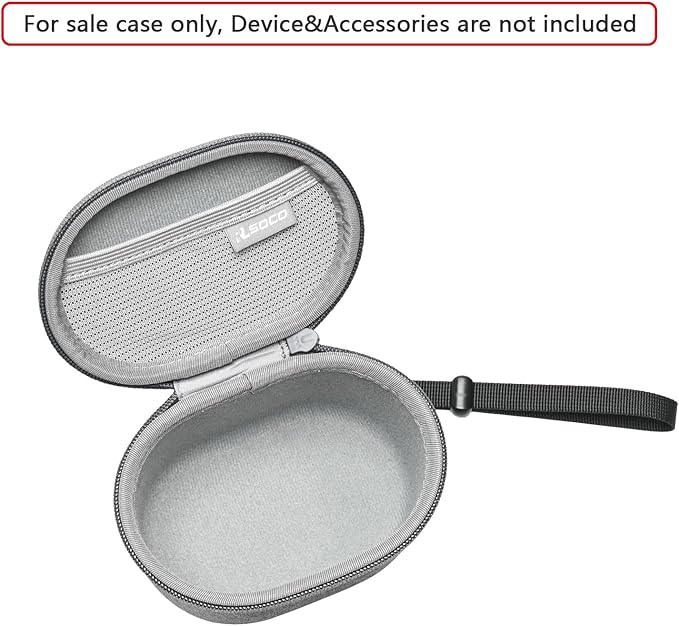 RLSOCO Travel Case for Logitech Lift Vertical/MX Vertical Wireless Ergonomic Mouse | Compact Design with YKK Zipper & Scratch Protection (Grey)