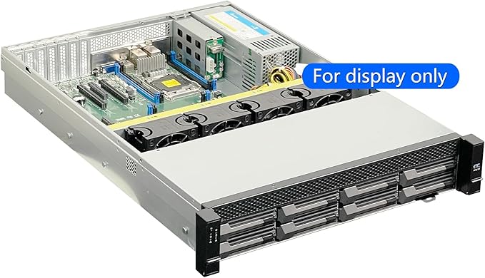 Generic ZhenLoong X28 2u 8 Bay Server Chassis Hard dirive hot Swappable SATA SAS Rackmount Case with 12G backplane SFF8643 Interface