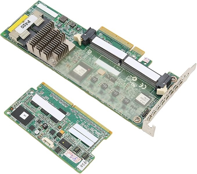 Server Array Card P420 1GB FBWC 6GB 2 Port SAS Controller Advanced Storage Capabilities High Performance Data Protection for ProLiant Gen8 Rack and Tower Servers Durable PCB