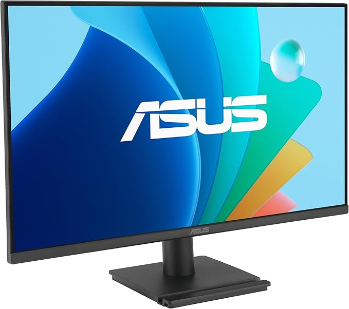 ASUS 27” Eye Care Monitor (VA279QG) – IPS, Full HD, 99% sRGB, Frameless, 120Hz, Adaptive-Sync, 1ms, Speakers, HDMI, DisplayPort, VGA, Low Blue Light, Flicker Free, Wall Mountable, 3 yr Warranty