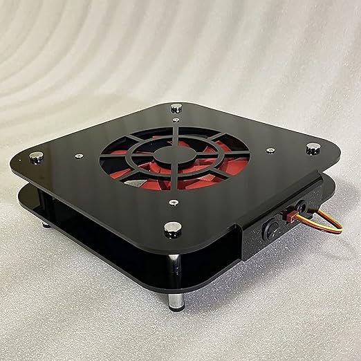 Mac mini Radiator Cooling Fan Wind Speed Enhancement Modified Chassis,Mini Radiator Overclock Base with 12cm Silent Fan