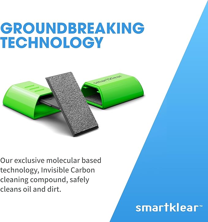 CarbonKlean SmartKlear Smart Phone Screen Cleaner - Compatible with iPhones, Androids, and More - Cleaner with Carbon Microfiber Tech-Lime Green-1 Count (Pack of 1)