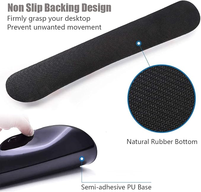 Keyboard Wrist Rest and Mouse Pad Wrist Support Set with Coasters, Non-Slip PU Base, Easy Typing and Relieve Wrist Pain, Perfect for Home Office Working Studying, Seashell Conch Starfish