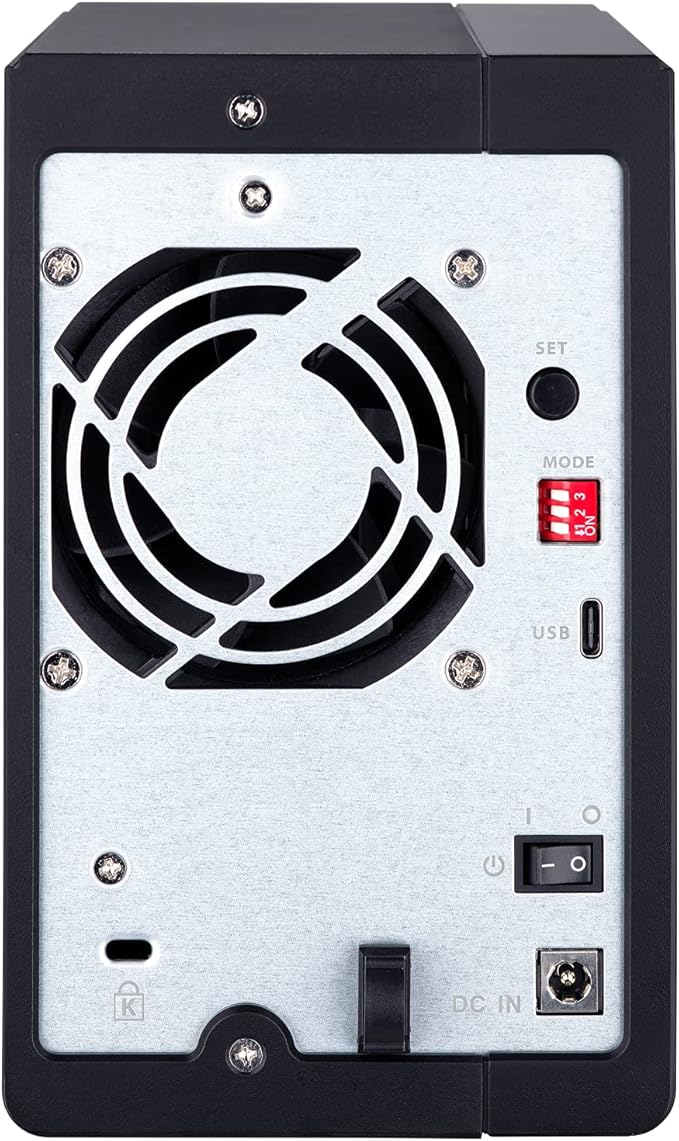 QNAP TR-002-A-US 2 Bay USB Type-C Direct Attached Storage (DAS) with Hardware RAID (Diskless)