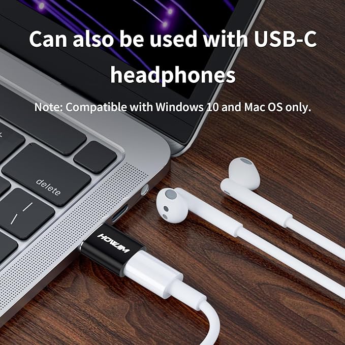 USB to USB C Adapter 2 Pack,PD/QC Fast Charging 5Gbps Data Transfer,Type-C Female to USB3.0 Male OTG Adapter for M-acBook,Pad Pro/Air,Phone 17/16/15 Pro Max,A-pple Watch,G-alaxy,X-peria,A-irpods Black
