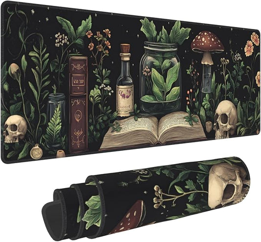 Dark Academy Desk Mat Large Gaming Mouse Pad Dark Academy Extended Mousepad Big in Laptop Computer Mouse Keyboard Mat for Office Desk Decor 35.5x16 in