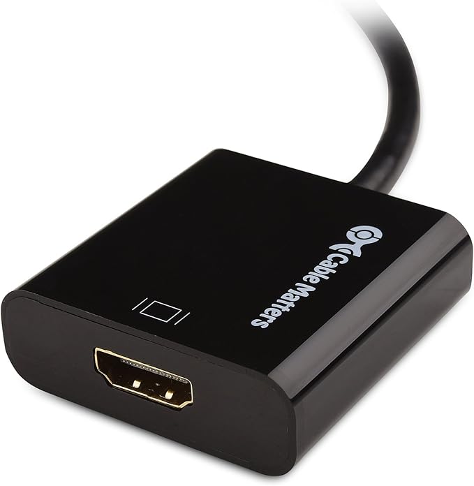 Cable Matters Active Mini DisplayPort to HDMI Adapter (Active Mini DP to HDMI) Supporting Eyefinity Technology 4K Resolution