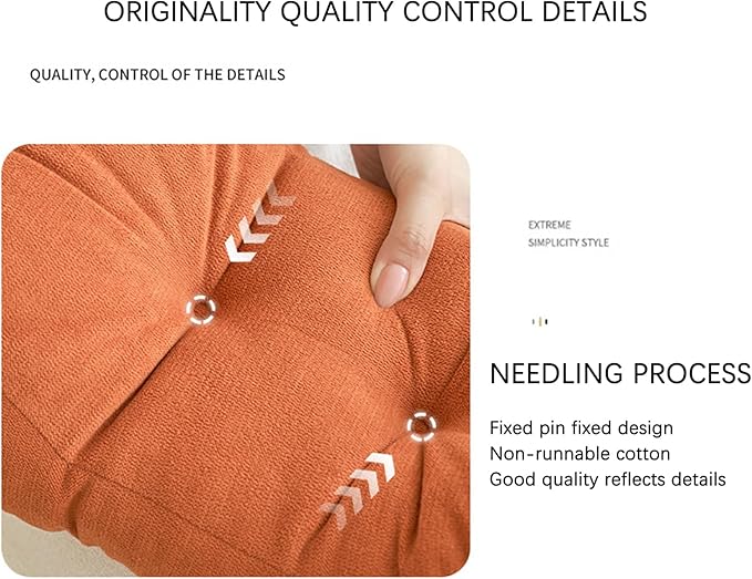 Back Pillow for Chair, Lumbar Support Pillow for Office Chair Lower Back Pain Relief Soft Cushion Car Bed Couch Sitting High Elasticity (Yellow, 35cm*16cm*20cm)