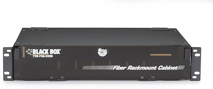 Black Box Rackmount Fiber Enclosure, 2U, 6-Slot Adapter