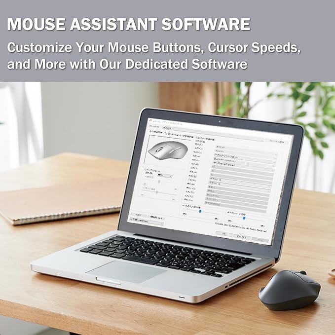 ELECOM Left Hand Wired USB Ergonomic Shape Mouse, Silent Click, 2000DPI, 5 Buttons, Optical Sensor, Compatible with PC, Mac, Laptop, EX-G, Lsize Black (M-XGL31UBSKBK)