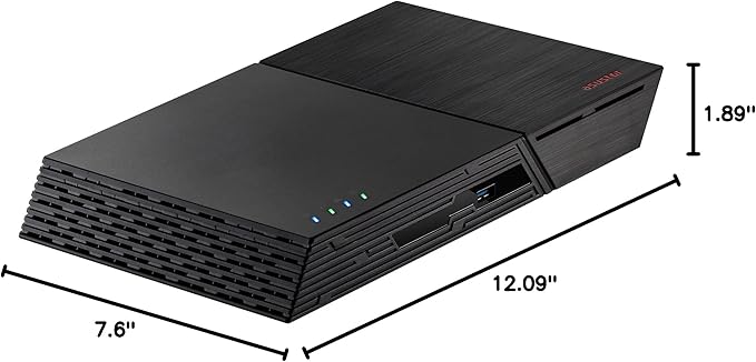 Asustor Flashstor 6 FS6706T - 6 Bay All-SSD NAS Storage, Quad Core 2.0GHz, Six M.2 SSD, Dual 2.5GbE, 4GB RAM DDR4, Network Attached Storage (Diskless)