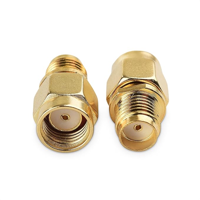 Cable Matters 2-Pack SMA Female to RPSMA Male Adapter (SMA Male to Female Reverse Polarity Gender Changer Adapter)