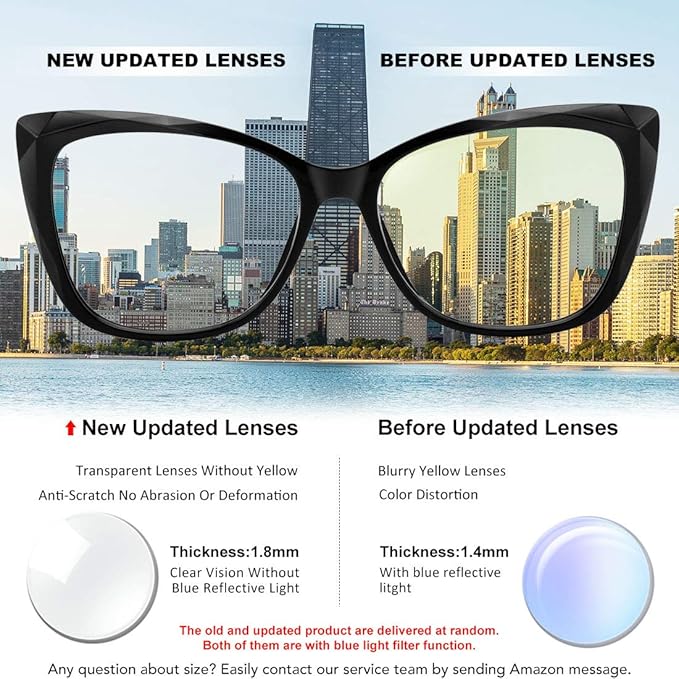 MEETSUN Blue Light Blocking Glasses for Women Anti Eyestrain Filter Blue Ray Oversized Computer Game Glasse
