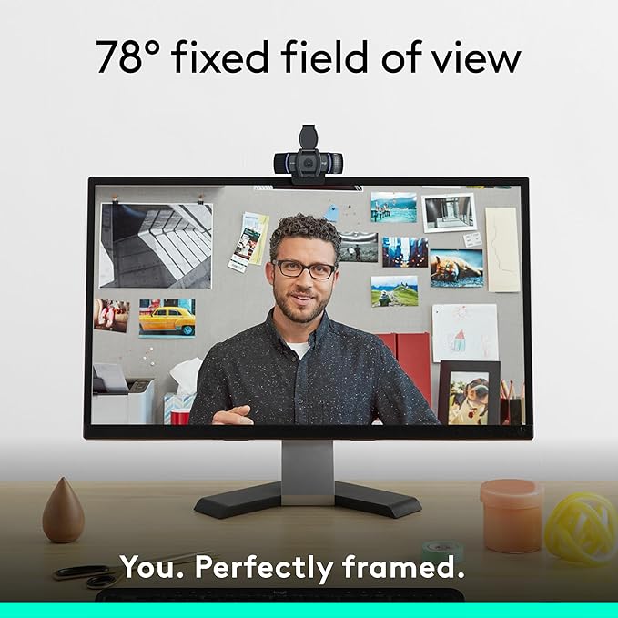 Logitech C920e HD 1080p Mic-Disabled Webcam, Certified for Zoom and Microsoft Teams, TAA Compliant