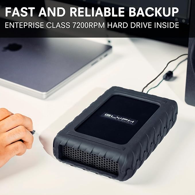 Glyph BlackBox Pro External Hard Drive 7200 RPM, USB-C (3.1,Gen2) (22TB)
