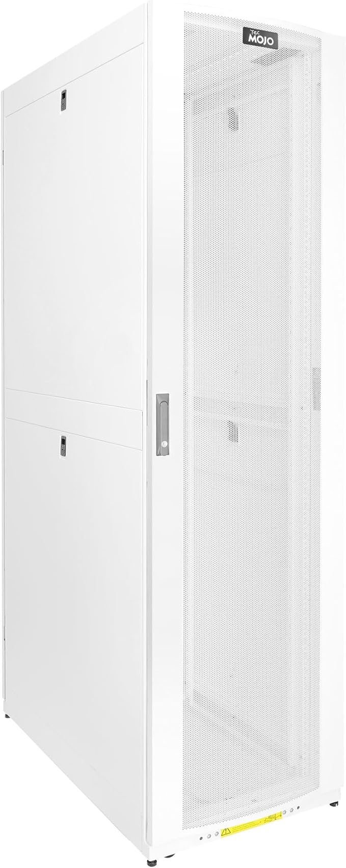 Tecmojo 48U Server Rack Cabinet - PRE-Assembled 24inch Width 48inch Depth IT Network Equipment Cabinet Rack Enclosure with Casters - 3000lbs Weight Capacity(06White)