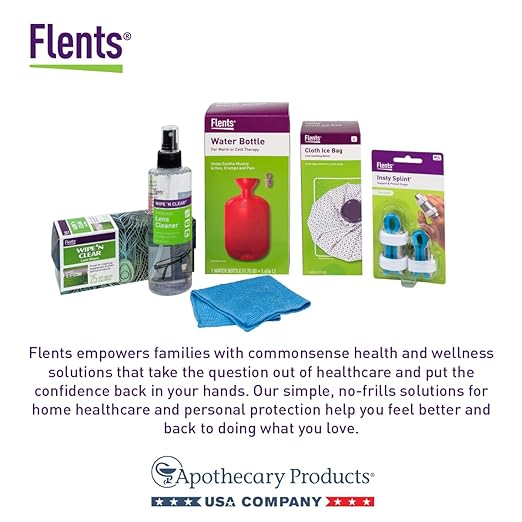Flents Lens Wipes, Wipe 'N Clear Basic, 200 Count, Pre-Moistened, Streak-Free, Safe for Glasses, Sunglasses, Gentle Cleaning, Clear Vision, Streak-Free, Individually Wrapped for Travel & Convenience