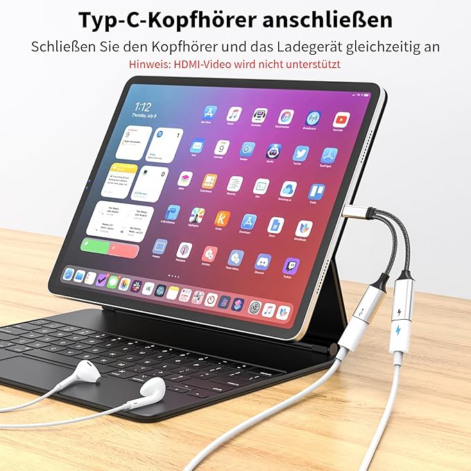 MOGOOD USB C Splitter Type C Y Splitter Cable(NOT for Monitor) C Male to 2USB-C Female Cord (Charging Split NOT Supported) Double USB C Port Hub for Mac,Xbox One,PS5,Quest3