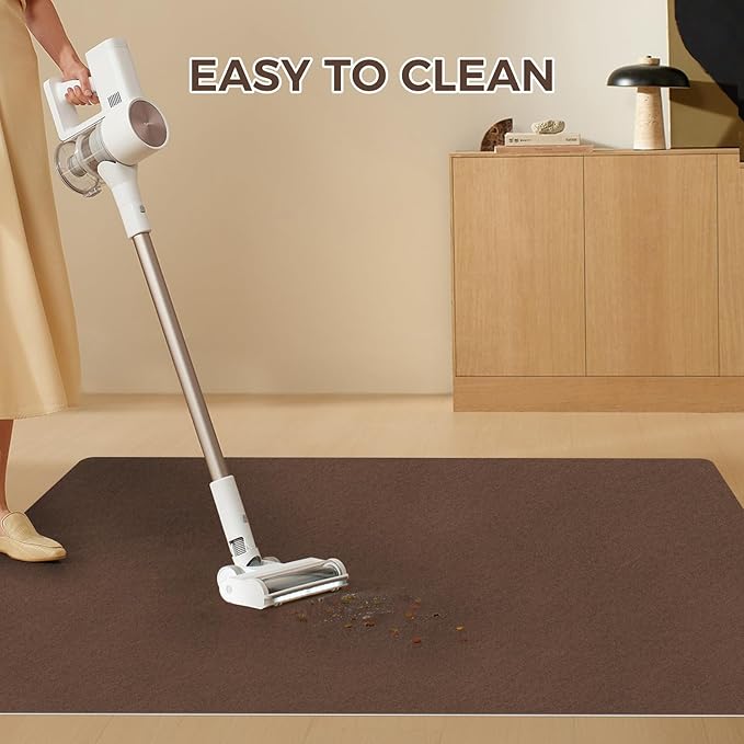 Office Chair Mat,Hard Floor Chair Mat Suitable for Hardwood and Tile Floors,Large Non-Slip Floor Protection Mat,Does Not Pill,Coffee(36"x55")