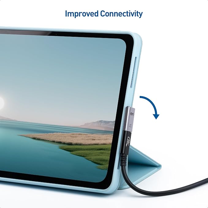 Cable Matters Combo-Pack 40Gbps Vertical Right Angle USB-C Adapter Kit, Up to [4K@240Hz Video, 240W Charging, 40Gbps] 90 Degree USB C Adapter, Compatible with Thunderbolt 4, iPhone 16, Steam Deck