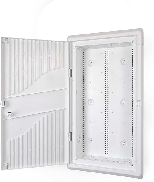 StarTech.com 28-Inch Wall-Mount Media Enclosure, Cable Management Box for Network Distribution, Structured Media Enclosure