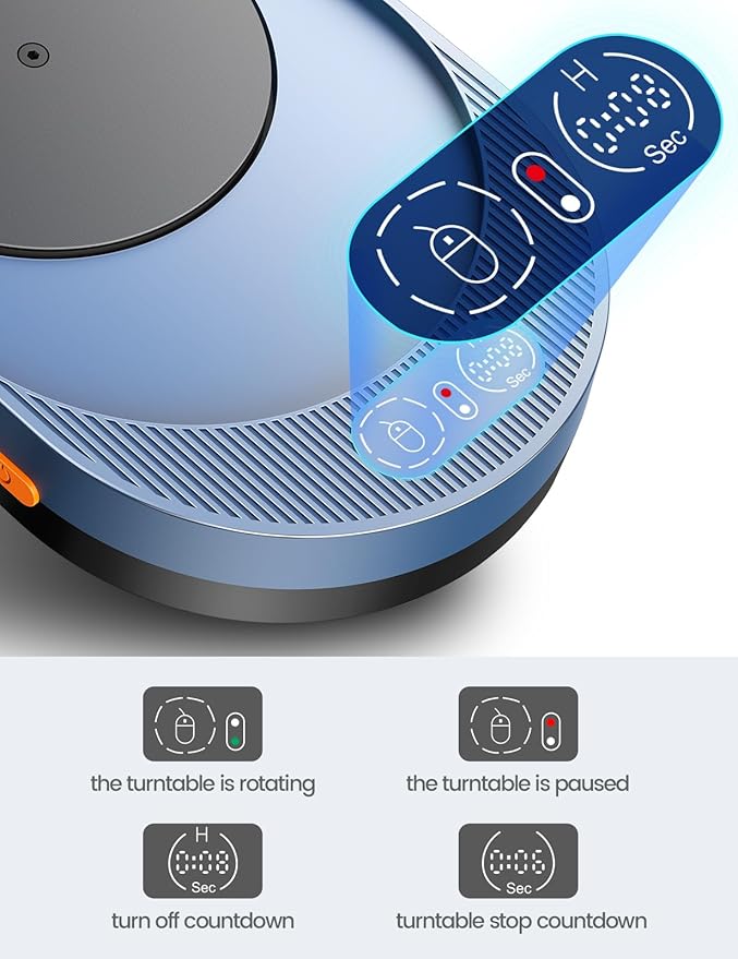 Vaydeer M4 Utra Mouse Mover with APP, Undetectable Mouse Jiggler Device with Remote Control and Timer Function, Driver-Free Shaker Wiggler Mouse Movement Simulation for Computer Awakening-Orange