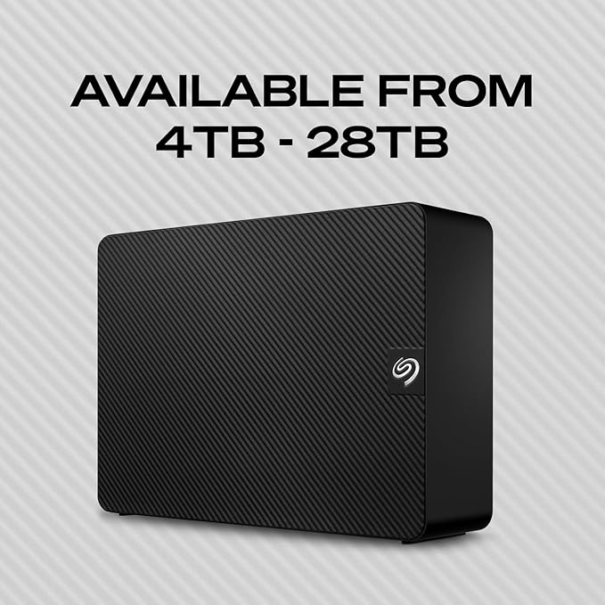Seagate Expansion 18TB External Hard Drive HDD - USB 3.0, with Rescue Data Recovery Services (STKP18000400)