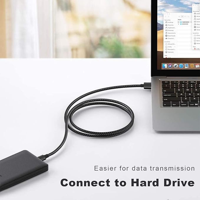 AICHESON 003 Blue Laptop Cooling Pad and 2 USB A to A Cables Set