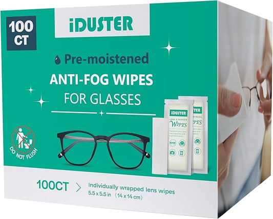 Screen Cleaner Wipes for Electronics, Individually Wrapped Laptop Screen Cleaner Wipes, Pre-Moistened Portable Electronic Wipes for Cell Phone, TV Screen, Computer Screen, Pack of 100