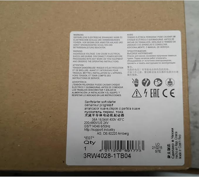 1 Pcs 3RW4028-1TB04 New in Box 3RW40281TB04 Expediated