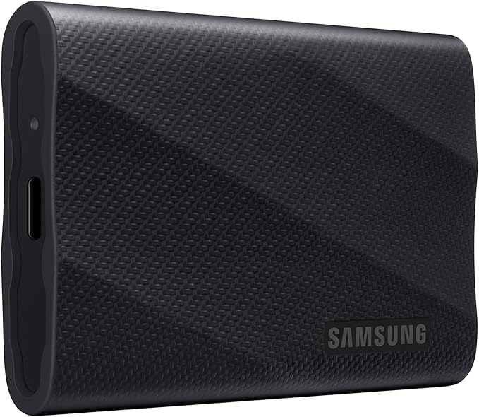 Samsung T9 Portable SSD 1TB, USB 3.2 Gen 2x2 External Solid State Drive, Seq. Read Speeds Up to 2,000MB/s for Gaming, Students and Professionals, MU-PG1T0B/AM, Black