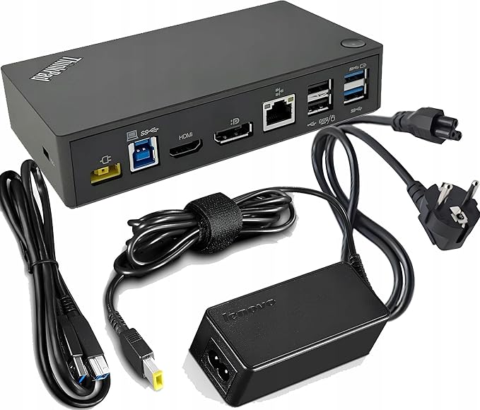 Lenovo Thinkpad Ultra Dock 40A80045US USB 3.0, USB 2.0, HDMI, Display Port