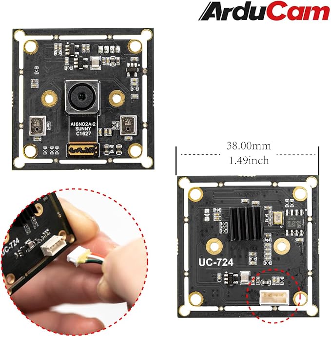 Arducam 16MP Autofocus USB Camera for Computer with Microphone, 1/2.8" IMX298 Mini UVC USB2.0 4K Video Webcam, with 3.3ft/1m Cable for Windows, Linux, Android and Mac OS