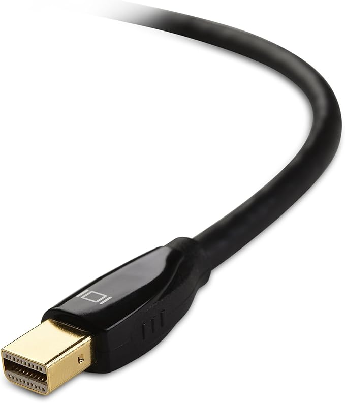 Cable Matters Mini DisplayPort to HDMI Adapter with VGA and DVI 3-in-1 Adapter in Black - Thunderbolt and Thunderbolt 2 Port Compatible - Supporting 4K Resolution via HDMI