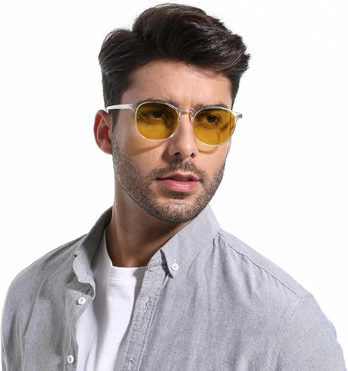 JW MARRIOTT Blue Light Blocking Glasses,Blue Light Glasses Women Men,Anti Blu-Ray Clear Gaming Glasses Lense