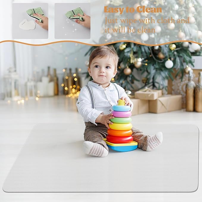 KMAT Office Chair Mat,Easy Glide Hard Wood Tile Floor Mats,Clear Desk Chair Mat for Home Office Rolling Chair,Heavy Duty Floor Protector -46"x60" Rectangular