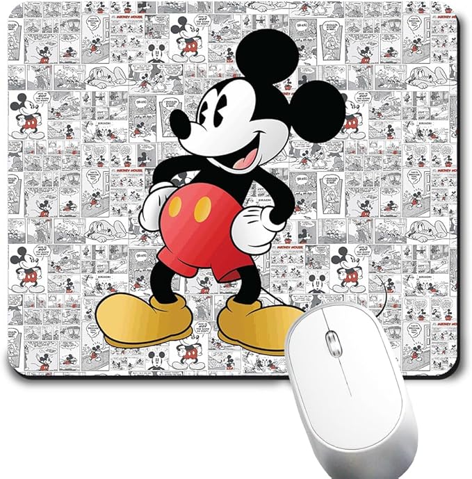 Mouse Pad Cute Design Mousepad Non-Slip Rubber Funny Mat for Gaming and Gift