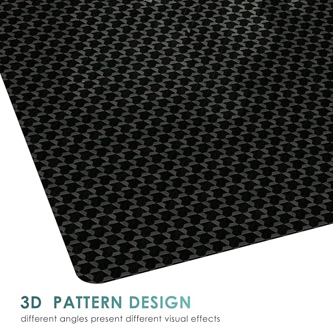 Vicwe Office Chair Mat for Carpet, 60"x46" Anti-Slip Waterproof Floor Protector Desk Chair Mat for Rolling Chairs, Heavy Duty Chair Mat with Studs,Easy Glide Floor Mat for Home,Gaming