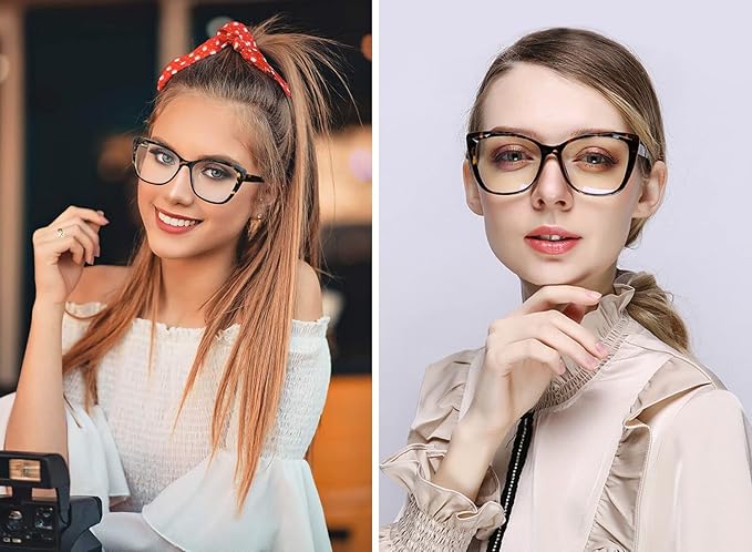 MEETSUN Blue Light Blocking Glasses for Women Anti Eyestrain Filter Blue Ray Oversized Computer Game Glasse